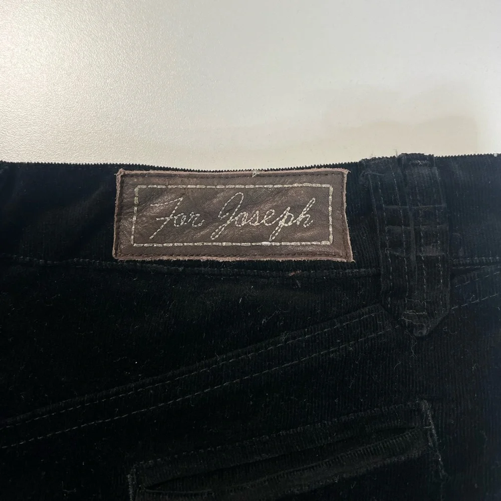Vintage Corduroy Black Pleated Skirt by For Joseph Size 8 - Picture 10 of 16